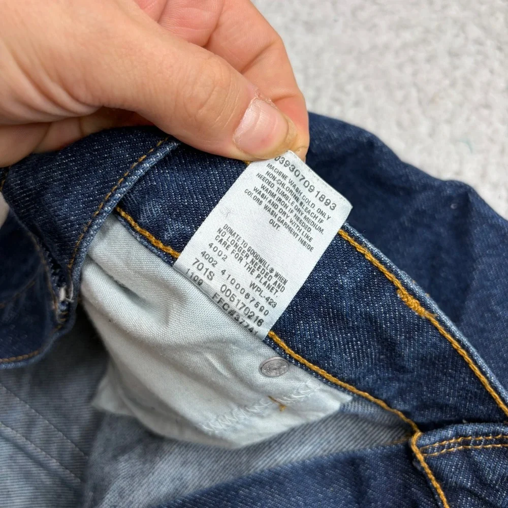 Y2K Levis 517 Bootcut Jeans Mens 38x30 (36x30) Dark Wash Indigo Cotton Denim